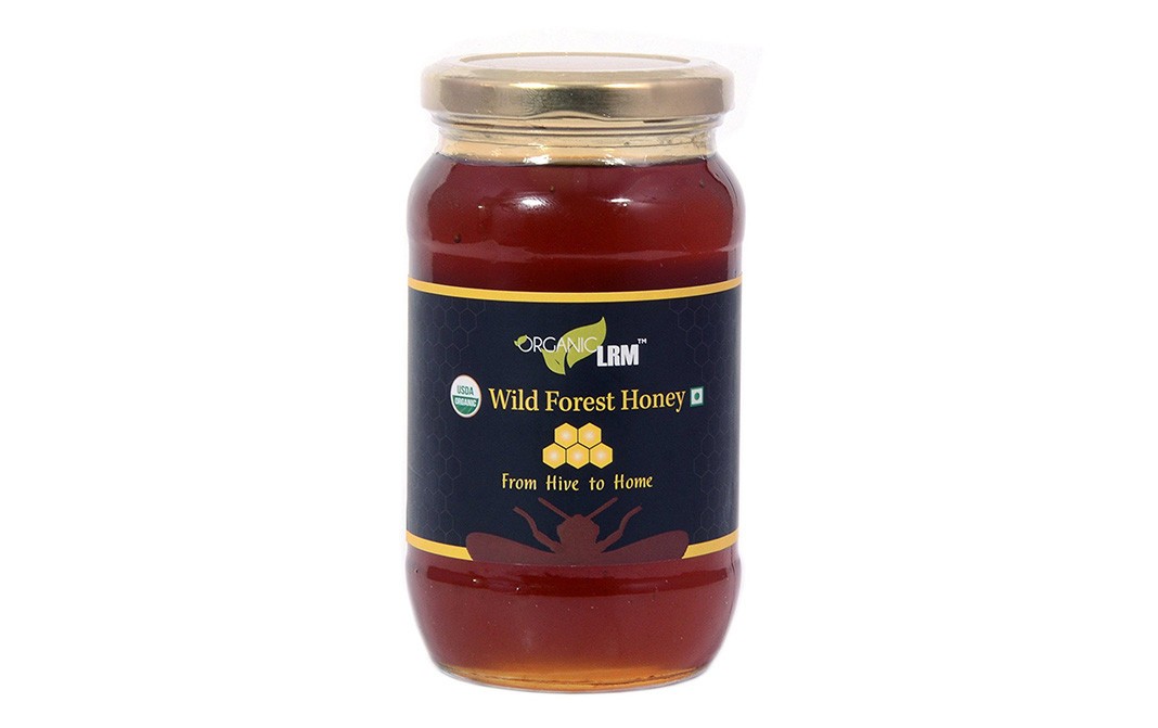 Organic LRM Wild Forest Honey    Glass Jar  500 grams